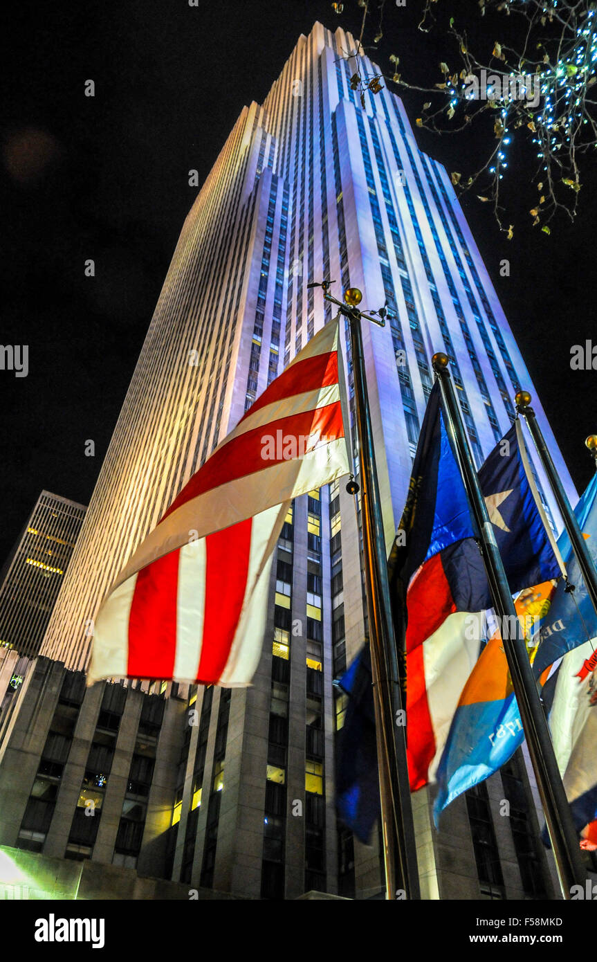 Rockefella center New York Banque D'Images