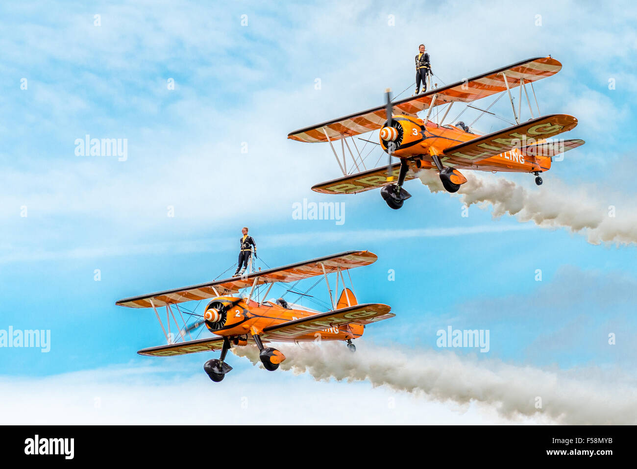 Breitling Wing Walkers Banque D'Images