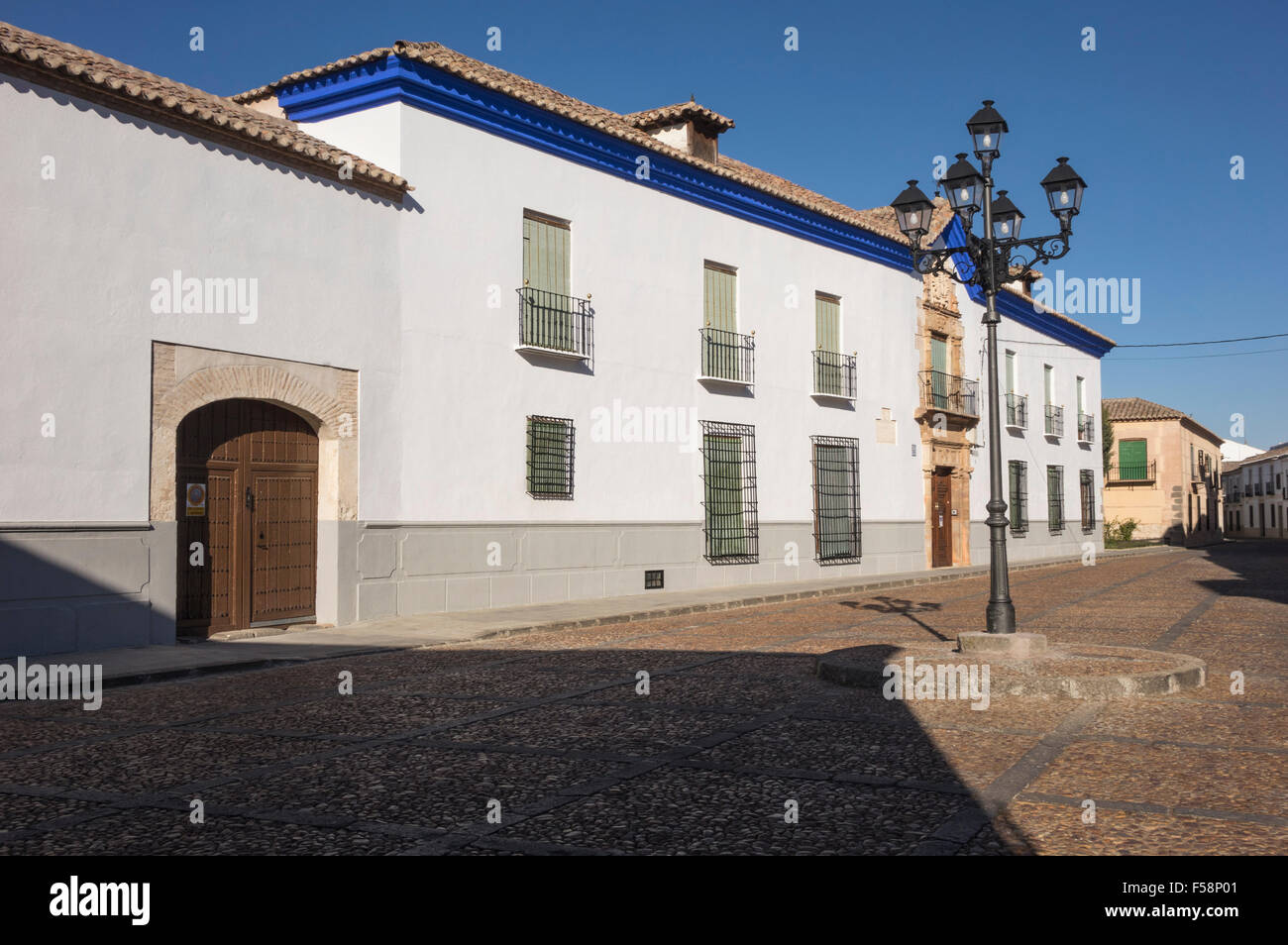 Plaza de Santo Domingo à Almagro en Castille La Manche, Espagne, Europe Banque D'Images