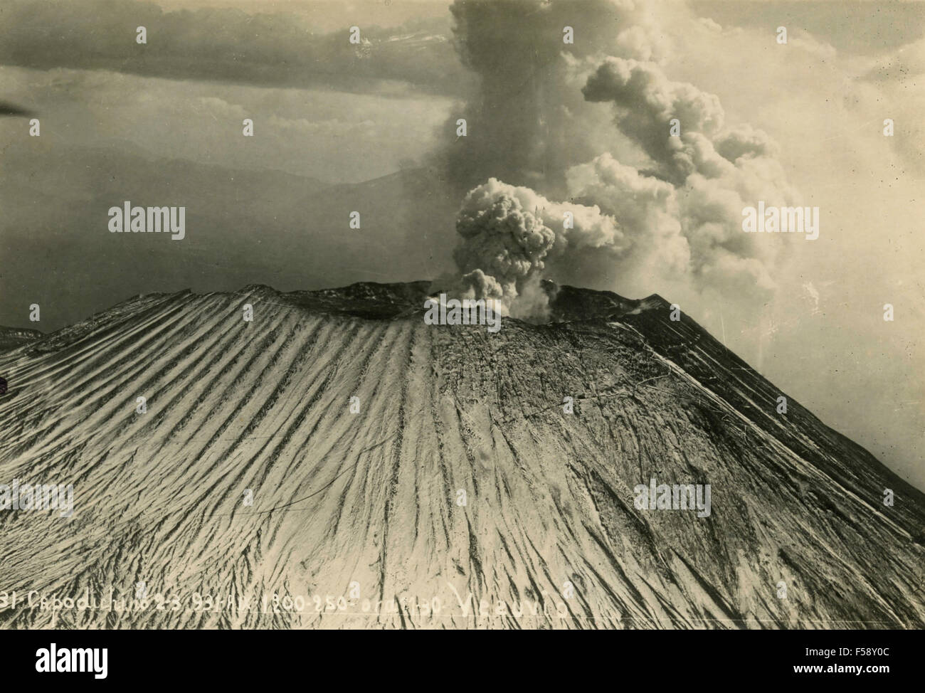 Eruption Du Vesuve Banque D Image Et Photos Alamy