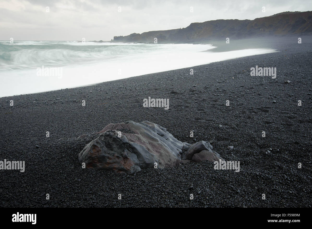 Plage de Djúpalónssandur, en Islande Banque D'Images