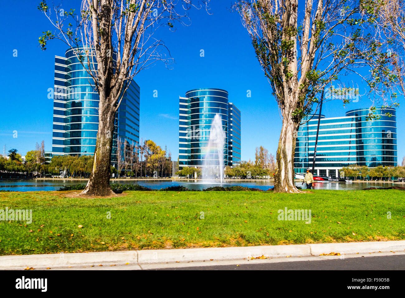 Siège de l'Oracle à Redwood City en Californie USA Banque D'Images