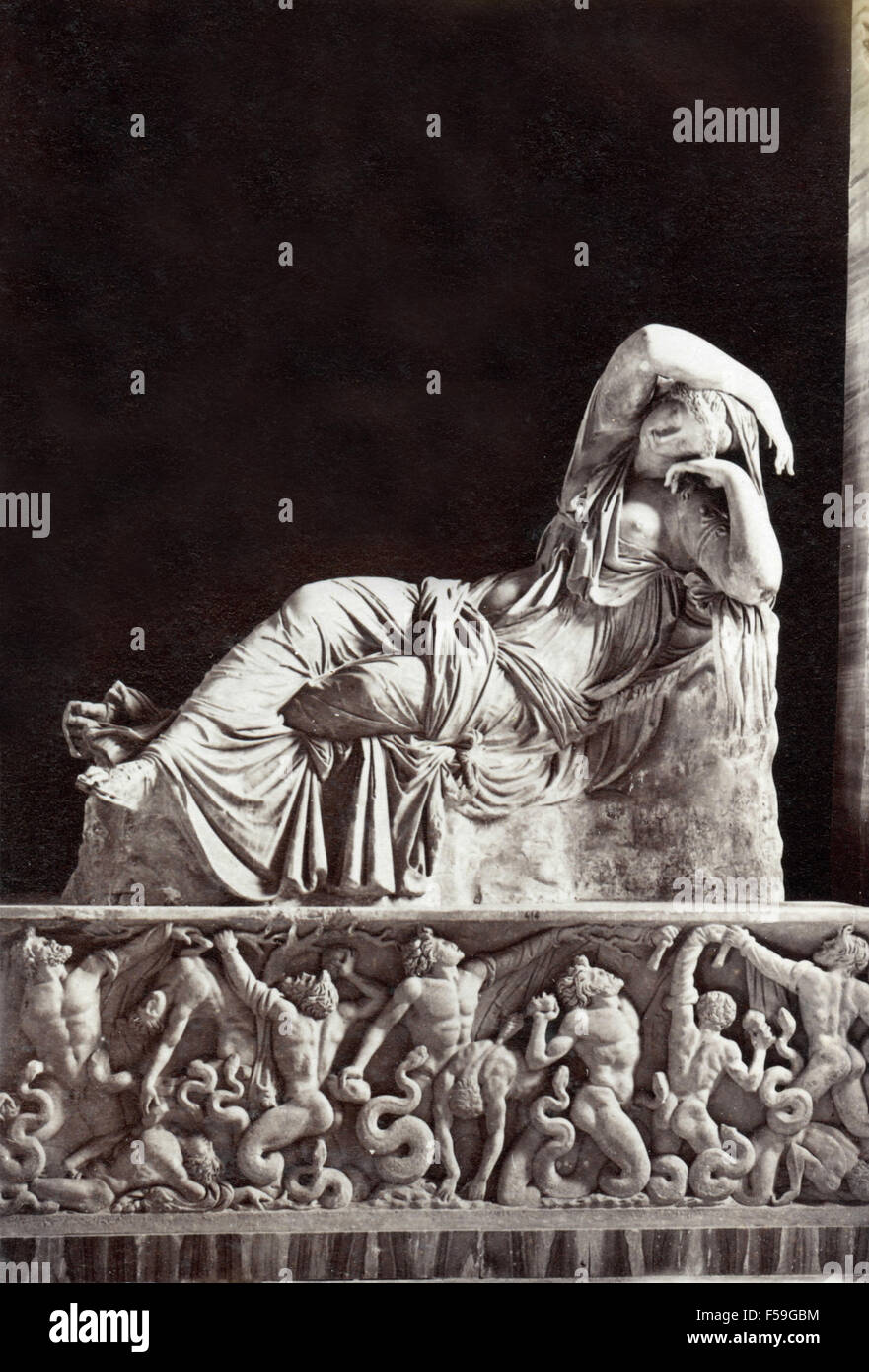 Statue d'Ariane endormie, Rome, Italie Banque D'Images