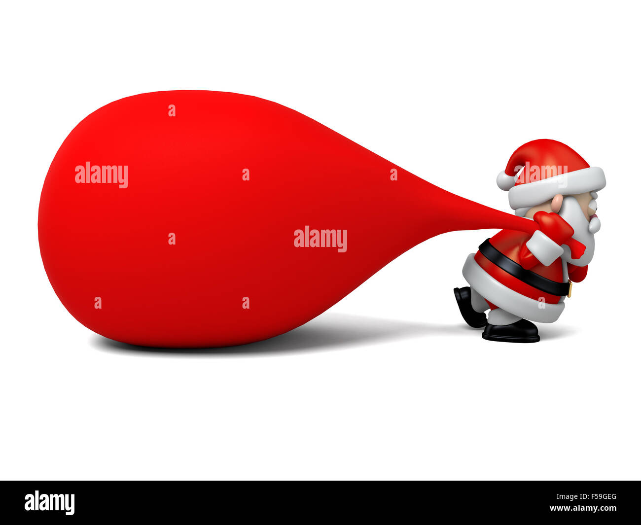 Le père Noël Banque D'Images
