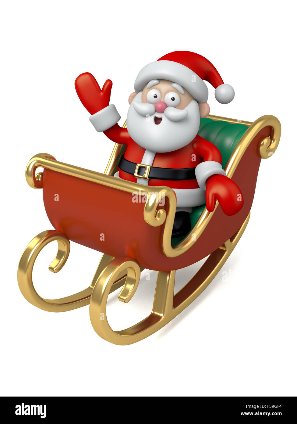 Le père Noël Banque D'Images