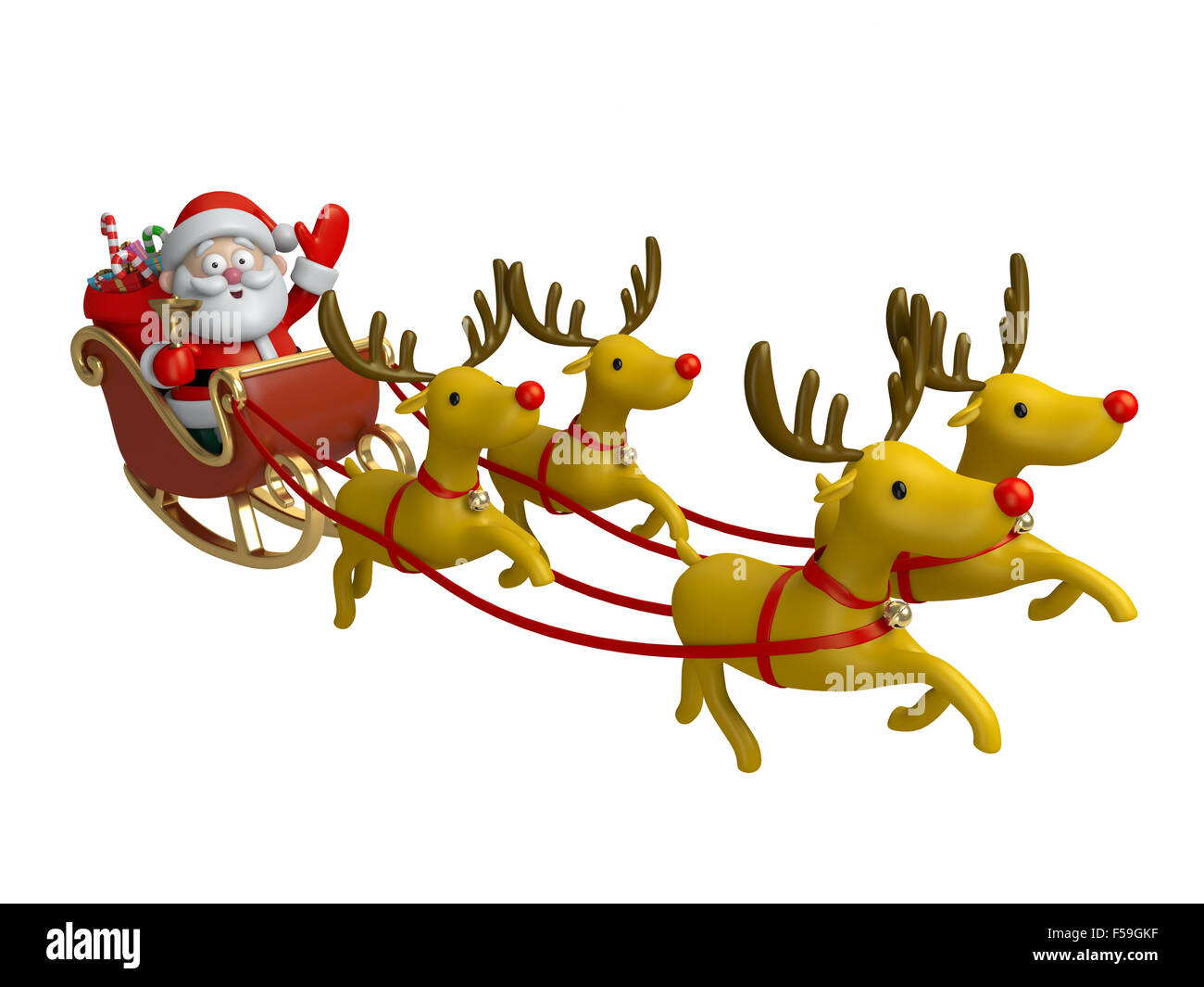 Le père Noël Banque D'Images