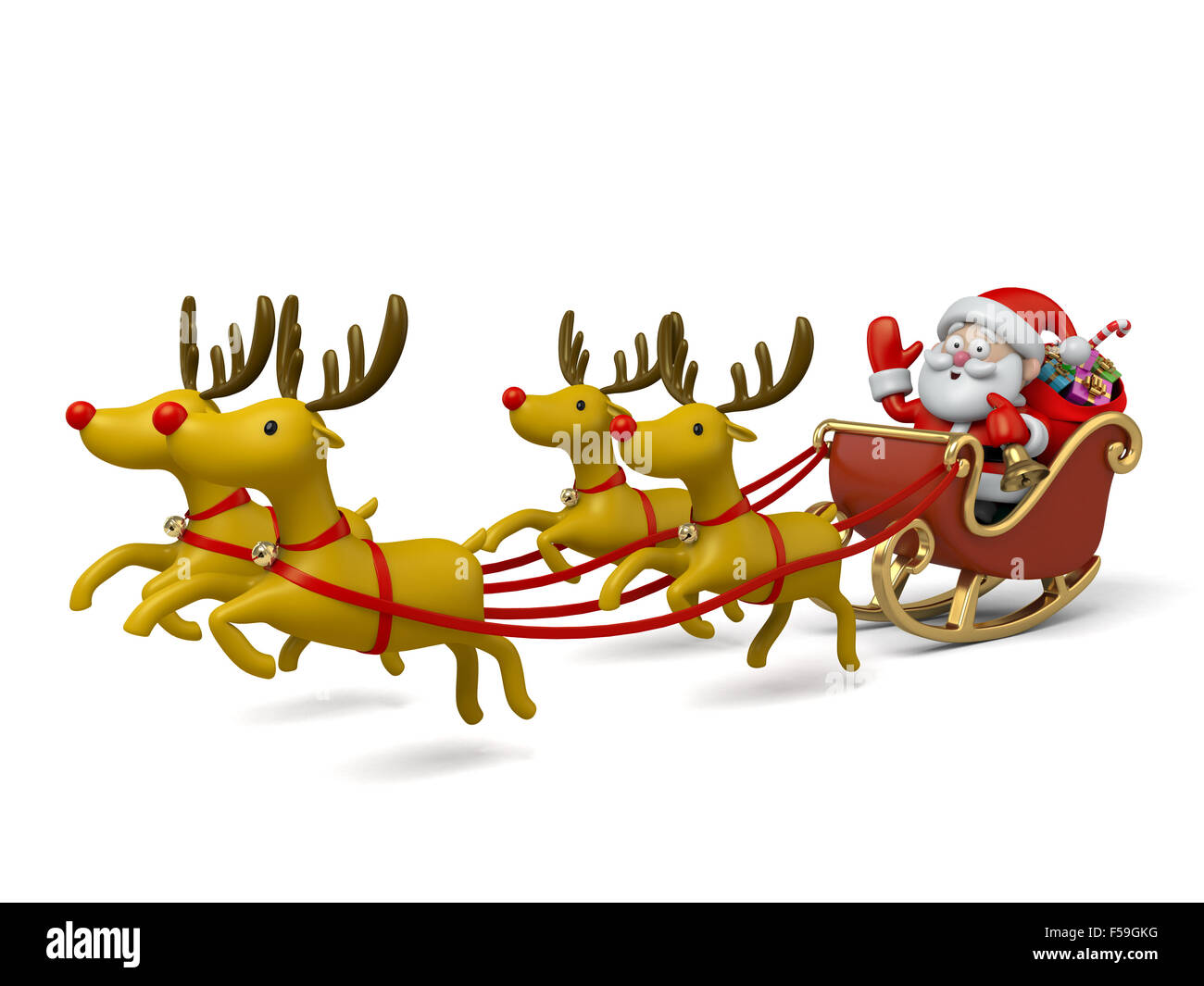 Le père Noël Banque D'Images