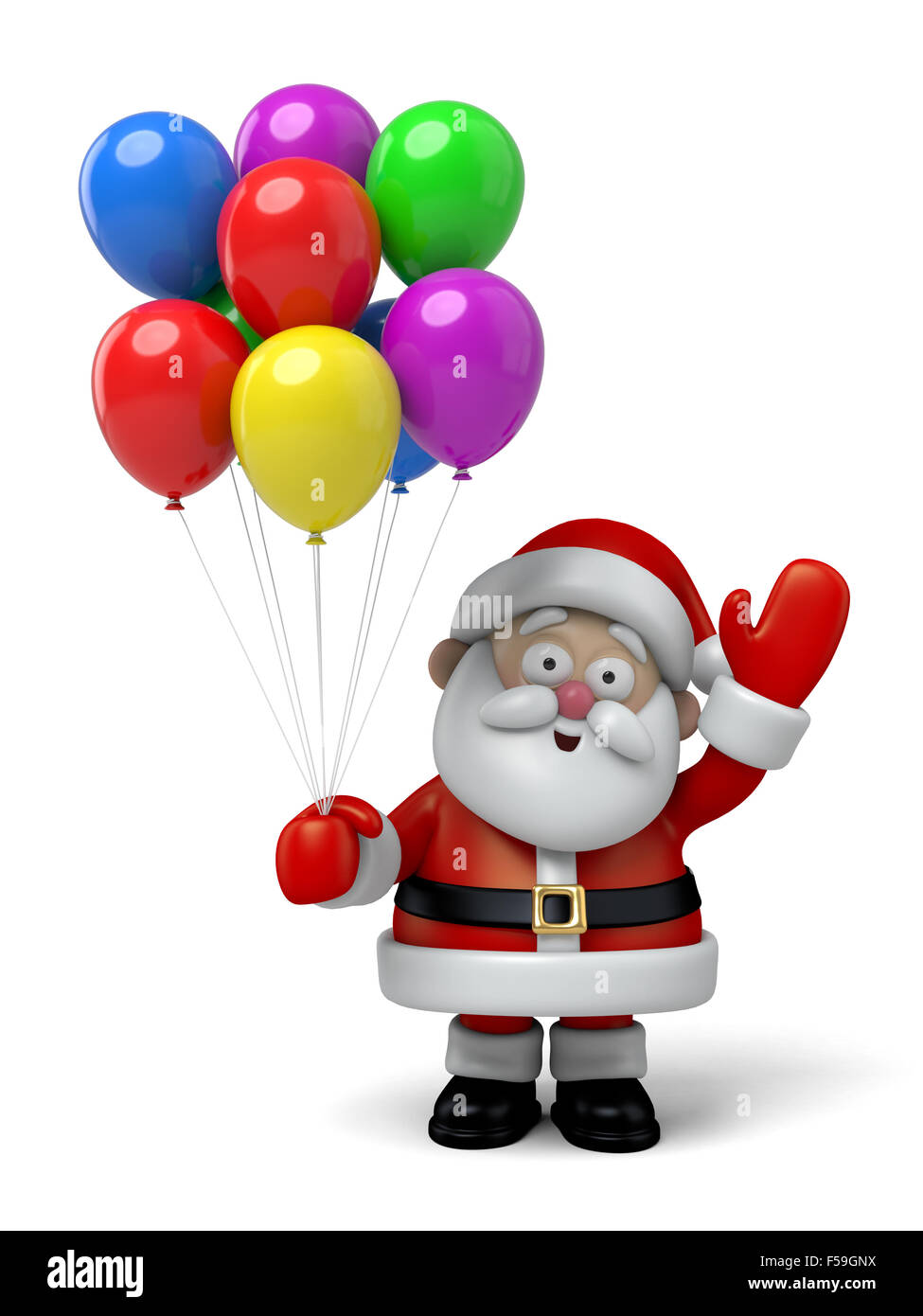 Le père Noël Banque D'Images