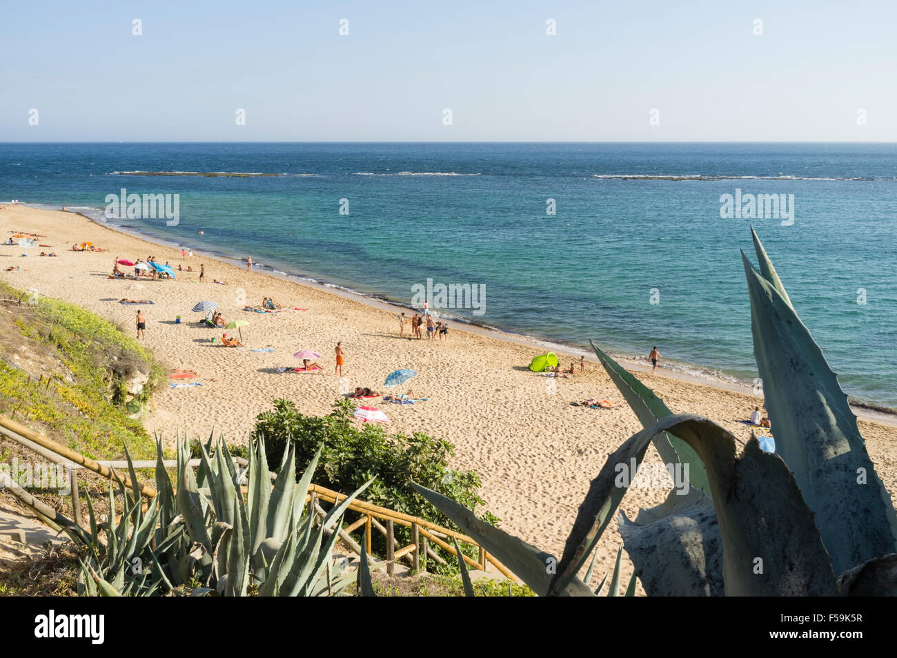 La plage de Caños de Meca, Cadiz Province, Andalusia, Spain Banque D'Images