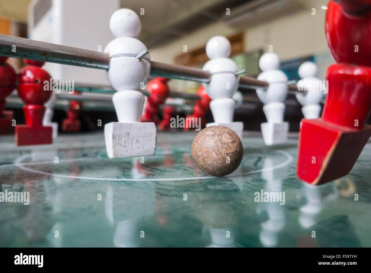 baby foot Banque D'Images