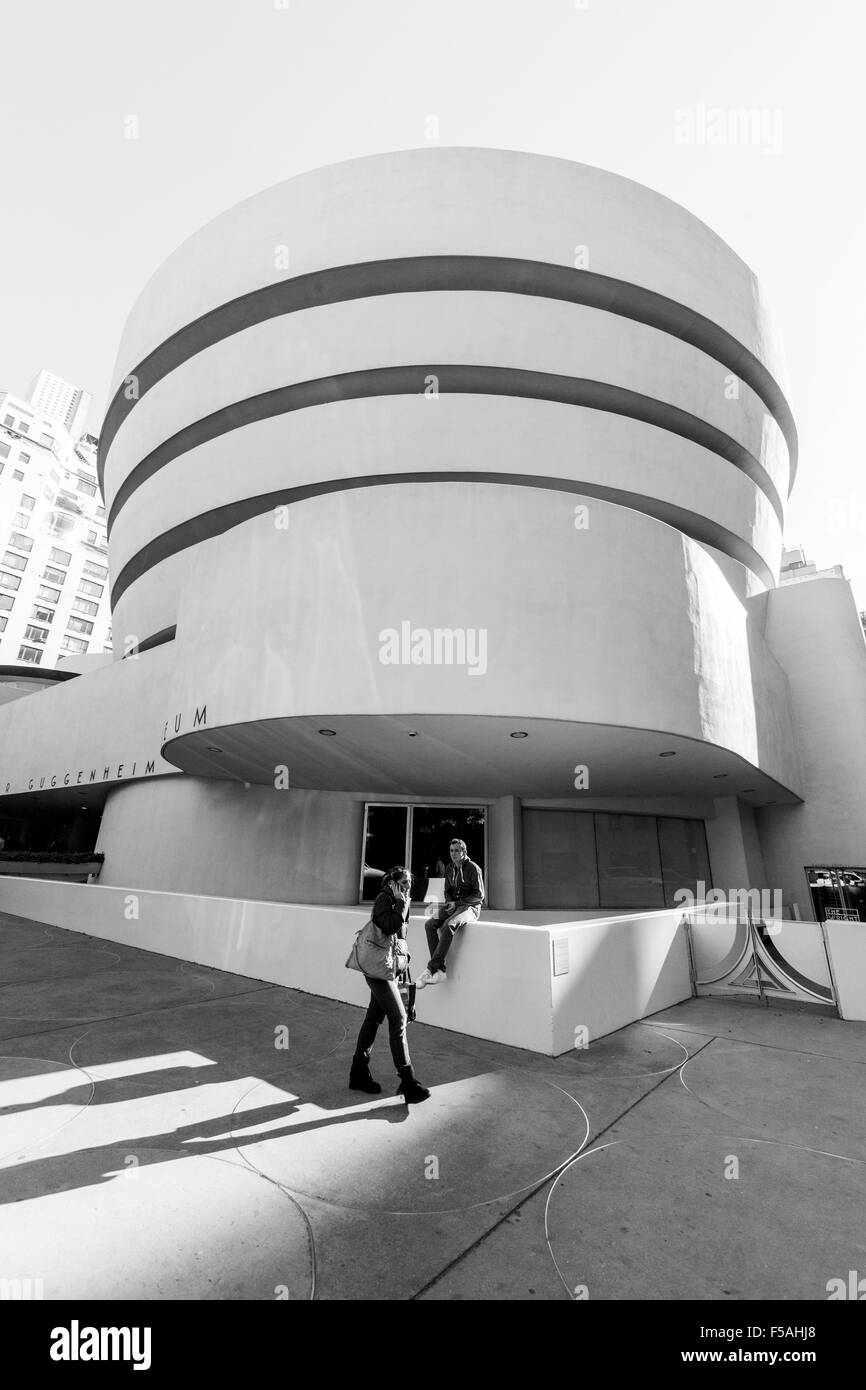 Salomon. R. Guggenheim Museum, 5e Avenue, New York City, États-Unis d'Amérique. Banque D'Images