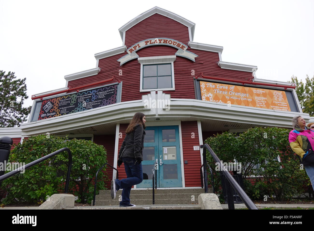 Le RPI Playhouse, un théâtre sur le campus de l'Institut Polytechnique Renssalaer, Troy, New York Banque D'Images