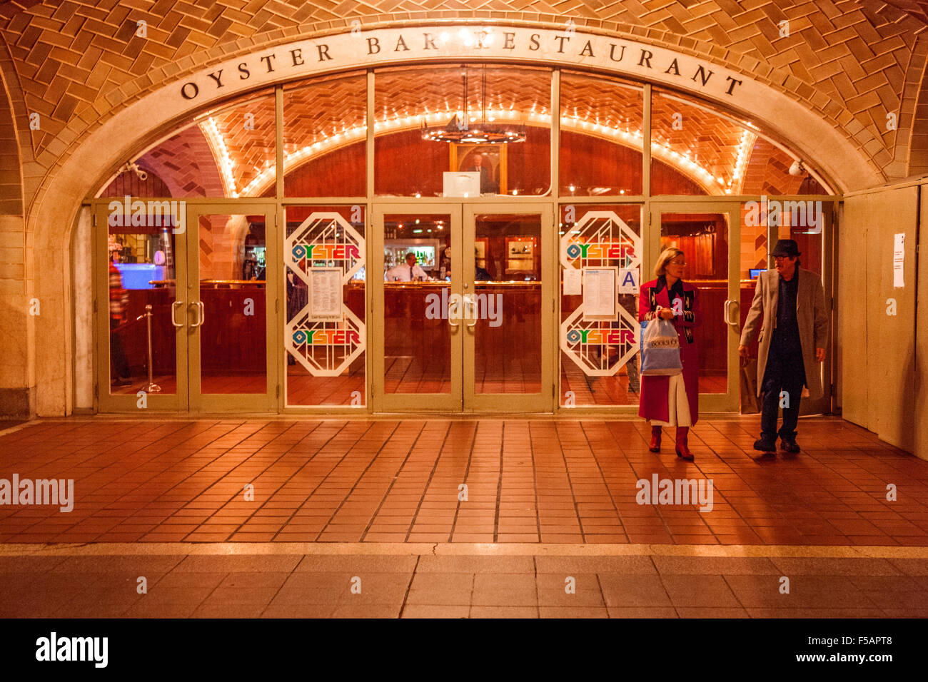 L'Oyster Bar restaurant, Grand Central Station, Manhattan, New York City, États-Unis d'Amérique. Banque D'Images