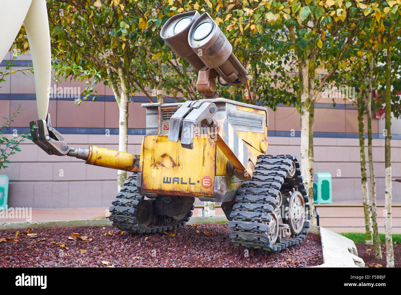 Wall-E un personnage d'un film de Disney Discoveryland Disneyland Paris Marne-la-Vallée Chessy France Banque D'Images