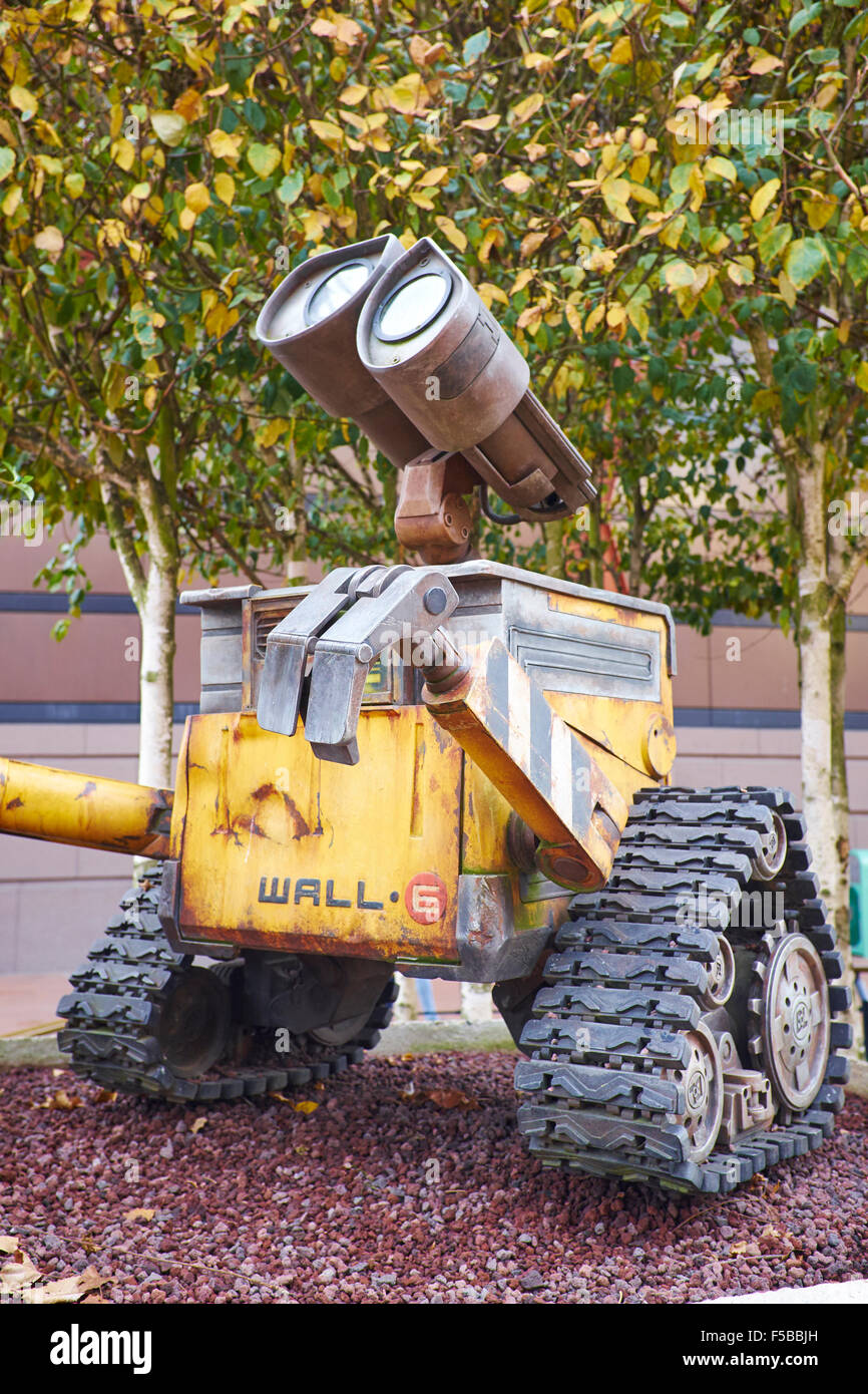 Wall-E un personnage d'un film de Disney Discoveryland Disneyland Paris Marne-la-Vallée Chessy France Banque D'Images