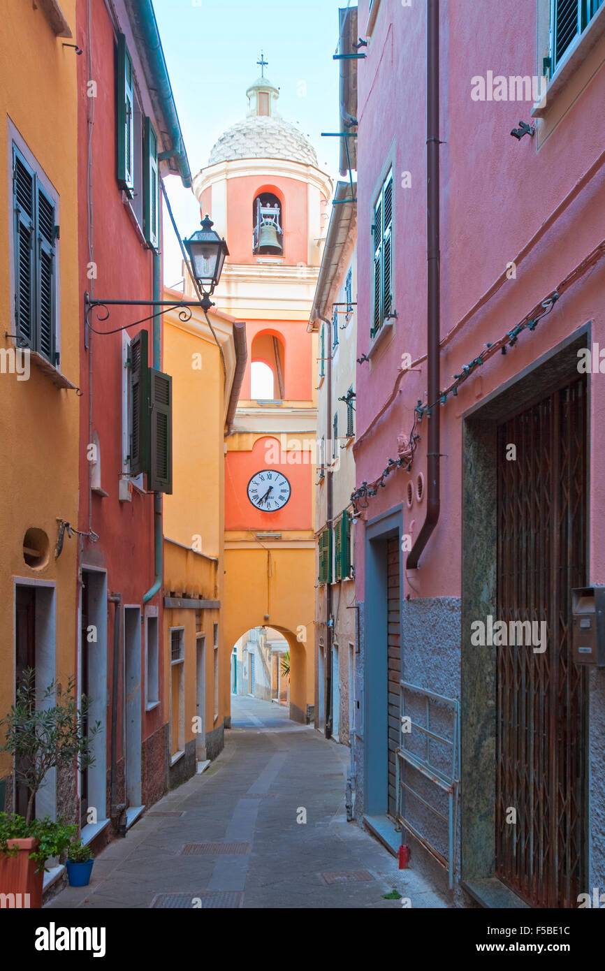Italie Ligurie La Spezia - Village La Serra Banque D'Images