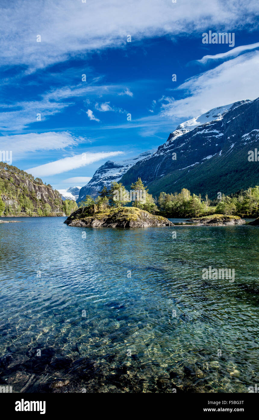 Belle Nature Norvège paysage naturel. Banque D'Images