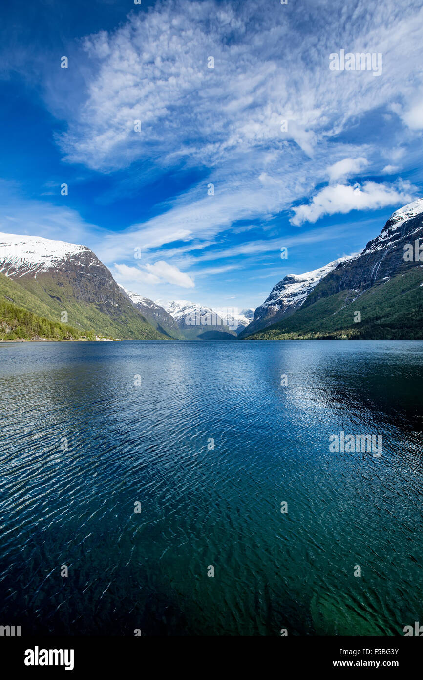 Belle Nature Norvège paysage naturel. Banque D'Images