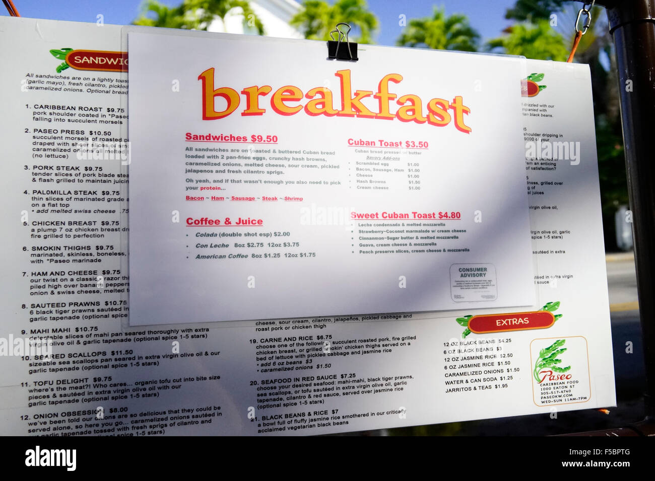 Bien Caraïbes / Restaurant Latino, Key West Florida USA nourriture exceptionnelle à partir d'une station d'essence rehabbed Banque D'Images Bien Caraïbes / Restaurant Latino, Key West Florida USA nourriture exceptionnelle à partir d'une station d'essence rehabbed Banque D'Images