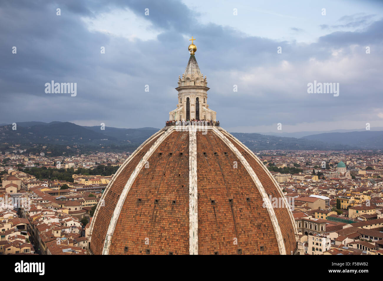 Florence (Florence, Toscane, Italie) : célèbre Santa Maria del Fiore cathedrall, Duomo de Brunelleschi Banque D'Images