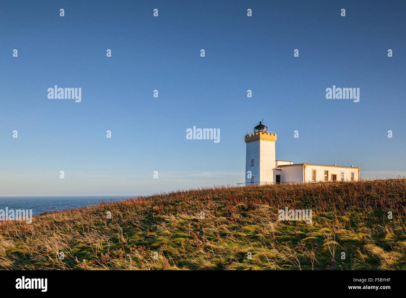 Phare de Duncansby Head, près de John O' Groats à Caithness, Ecosse, Royaume-Uni. Banque D'Images