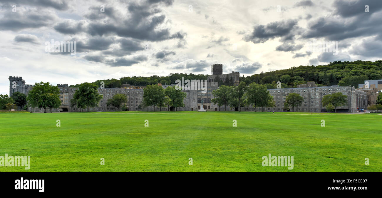 Académie militaire de West Point, à New York. Banque D'Images