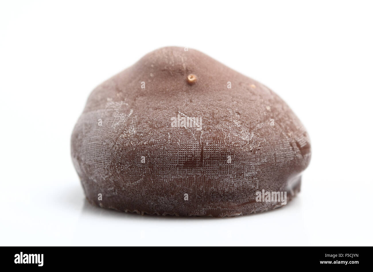 Praliné Noisette - Centre de truffe surmonté d'une noisette entière trempée dans du chocolat au lait Banque D'Images