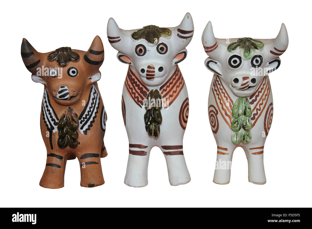 Toritos de Pucara ou taureaux Pucara Banque D'Images