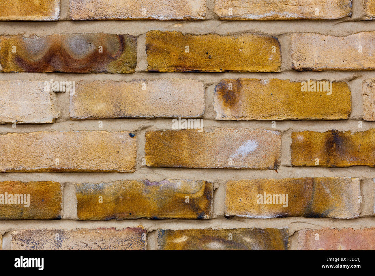 Briques posées en anglais stretcher bond, London, UK Banque D'Images