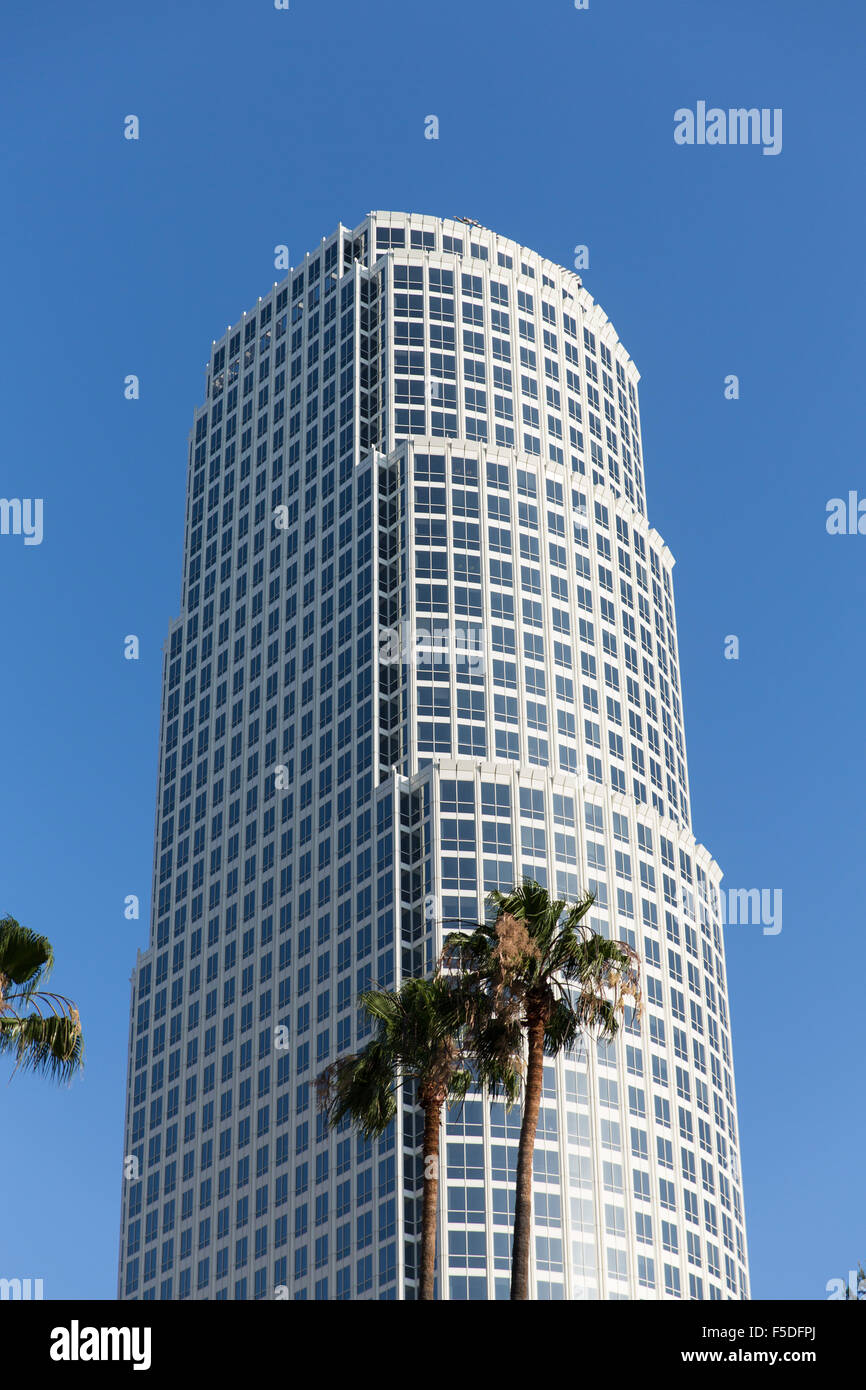 Gratte-ciel de Los Angeles Downtown (Financial District), Californie, USA Banque D'Images