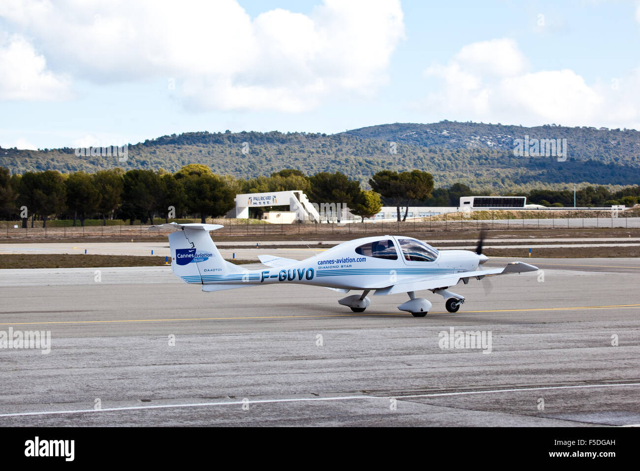 L'aéroport du Castellet Banque D'Images