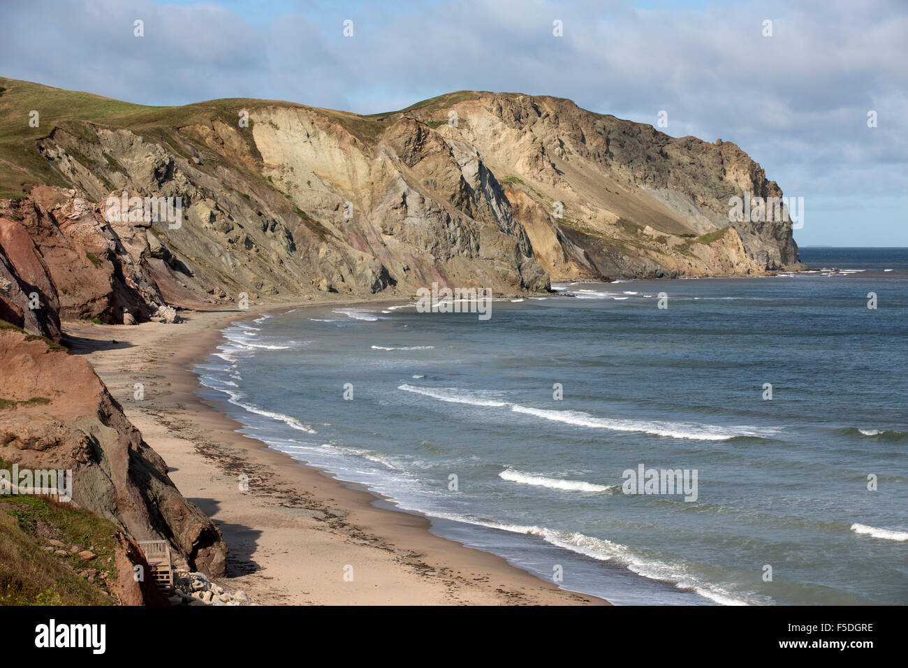 Pointe Basse, îles de la Madeleine, Québec, Canada Banque D'Images