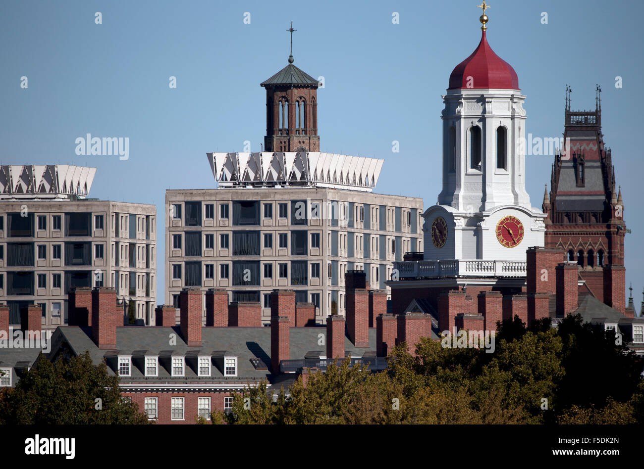 L'Université de Harvard, Cambridge, Massachusetts, USA Banque D'Images