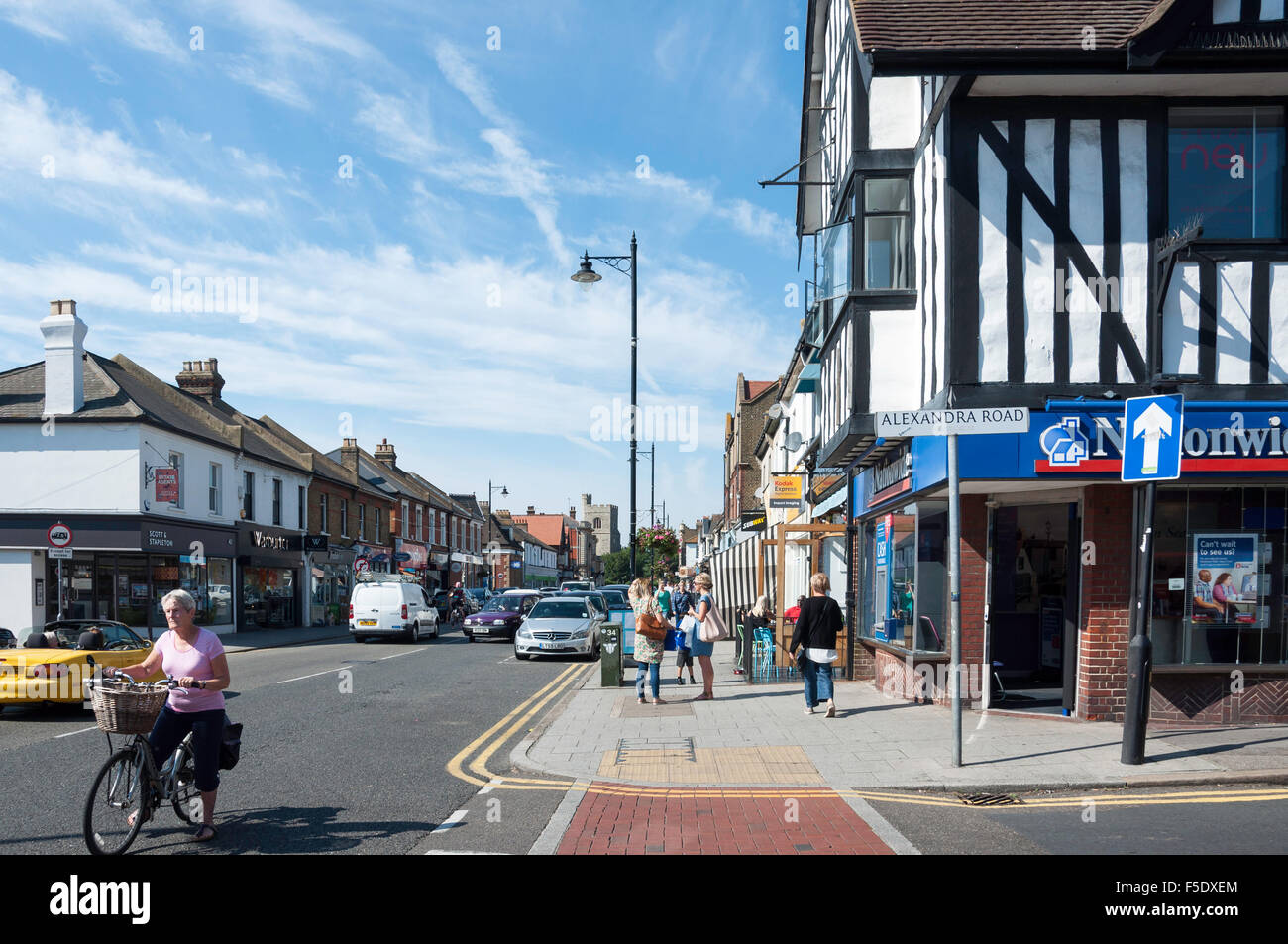 Broadway, Leigh-on-Sea, Essex, Angleterre, Royaume-Uni Banque D'Images