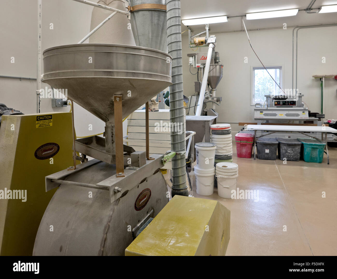 FlBarley chambre de mouture de la farine, de l'Alaska. Banque D'Images