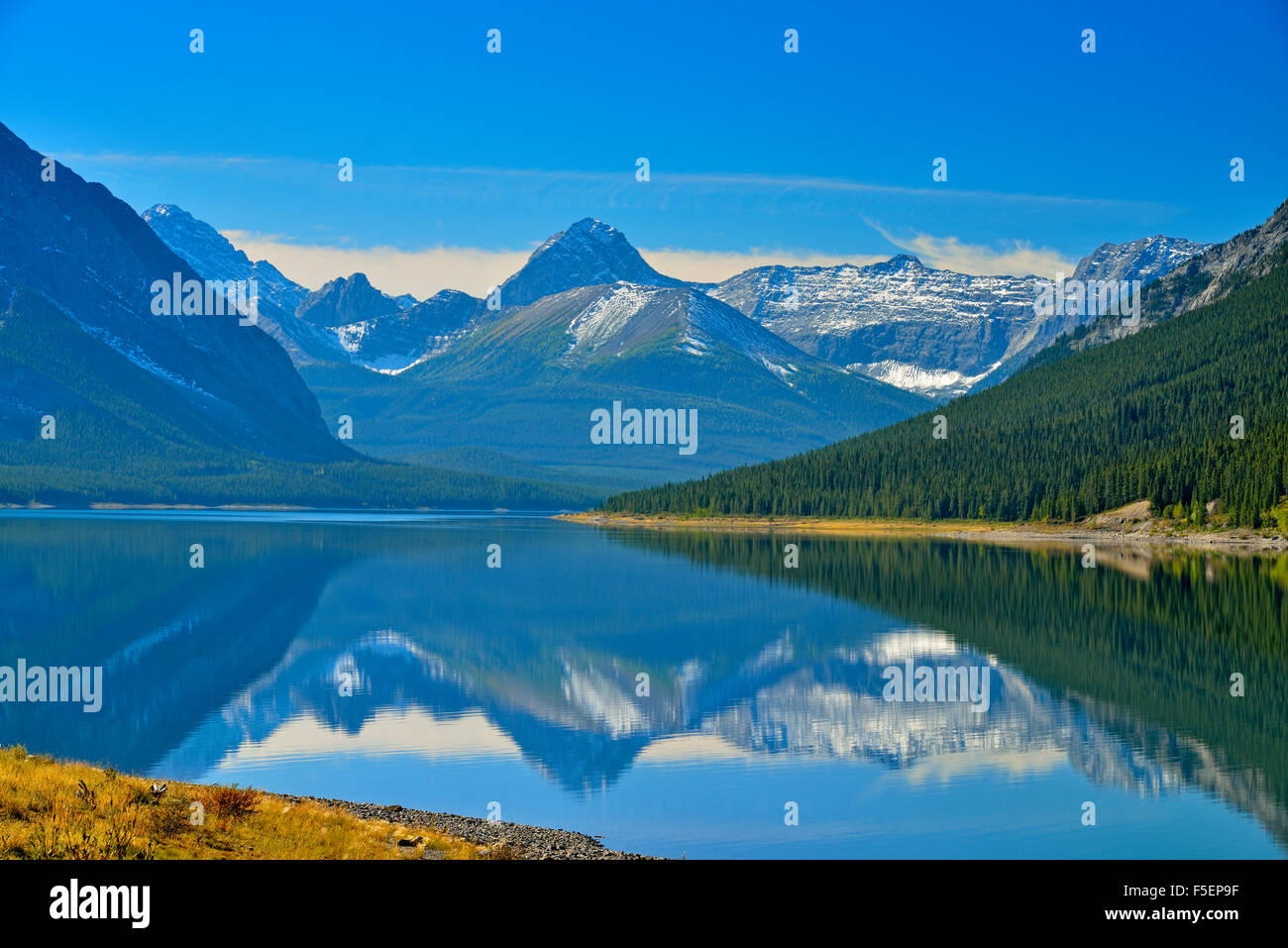 Spray Spray Lake, Lake Provincial Park, Kananaskis, Alberta, Canada Banque D'Images