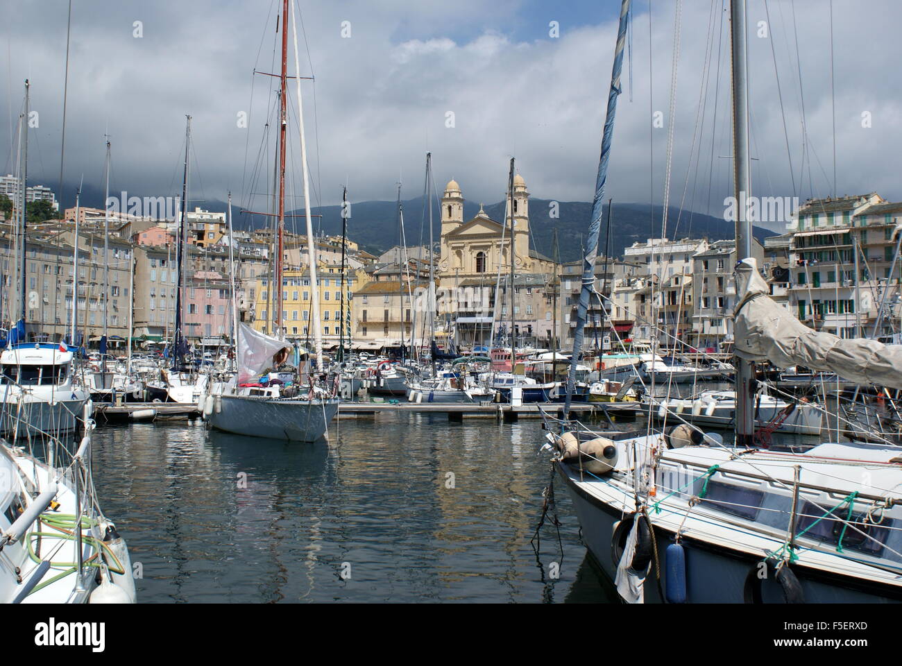 Vieux port, Bastia, Corse Banque D'Images