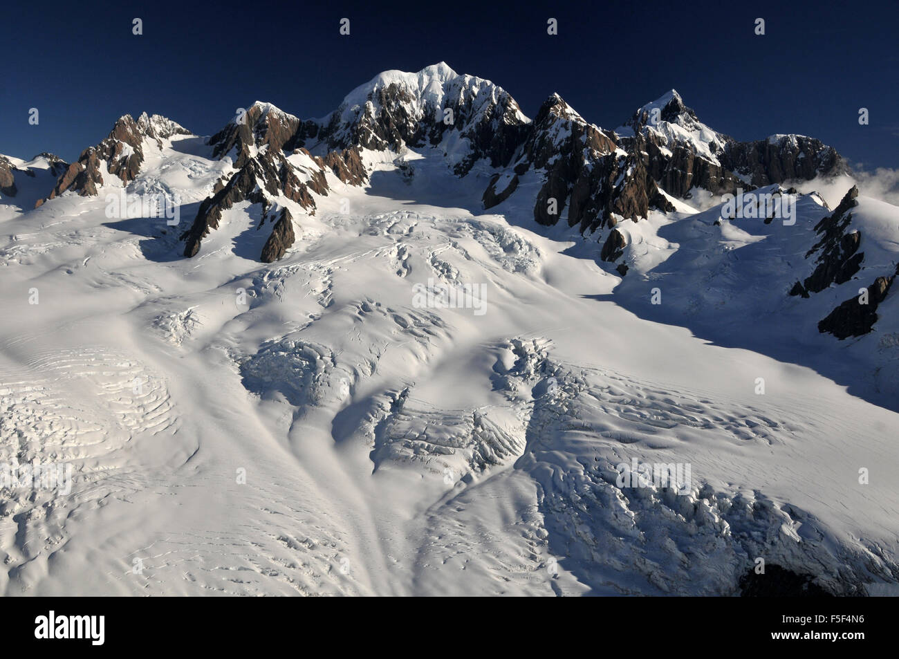 Ou l'Aoraki Mount Cook National Park, plus haut sommet de Nouvelle-Zélande, île du Sud, Nouvelle-Zélande Banque D'Images