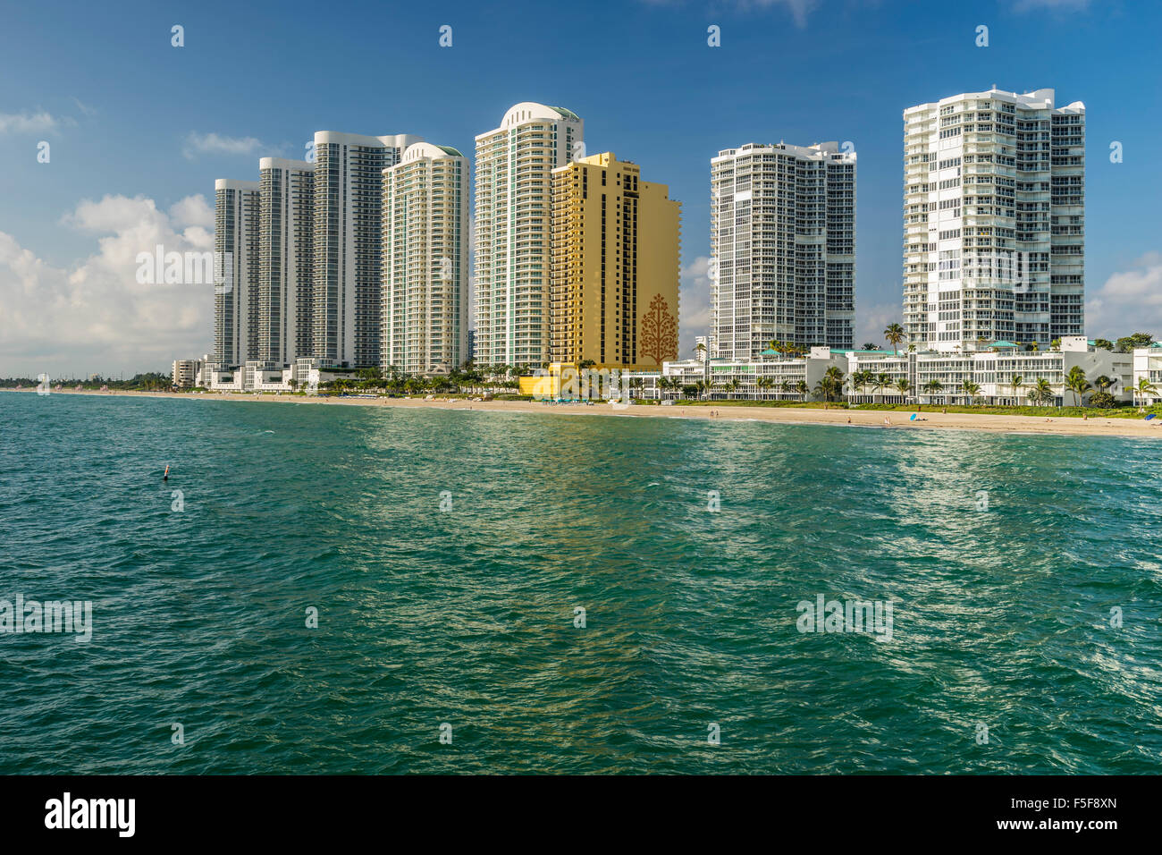Sunny Isles Beach à Miami, Floride Banque D'Images