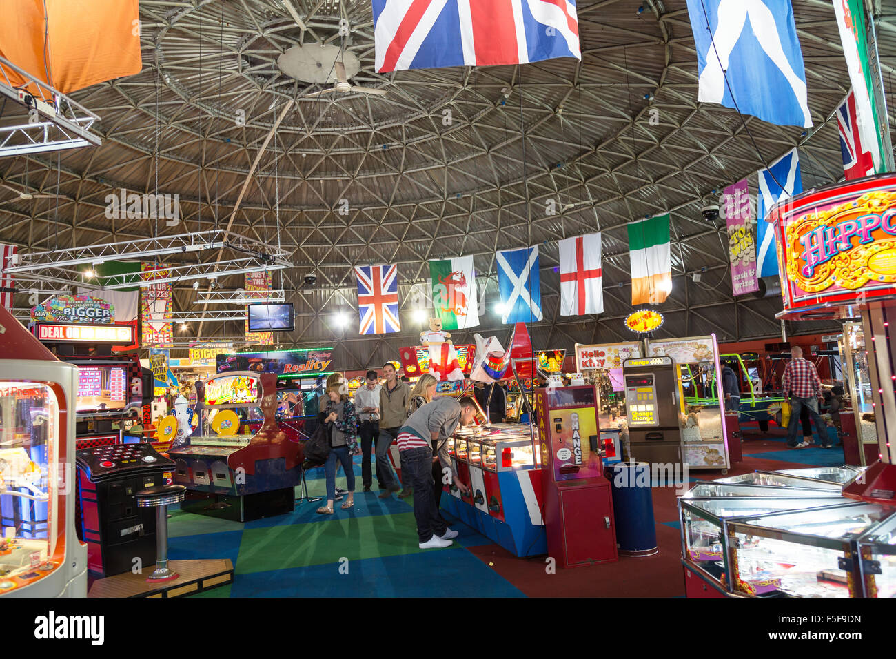 Brighton, Royaume-Uni, le dôme sur la jetée de Brighton Banque D'Images