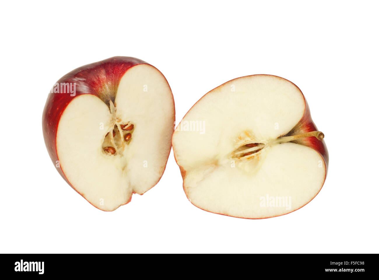 Coupe transversale d'une pomme Banque de photographies et d’images à ...