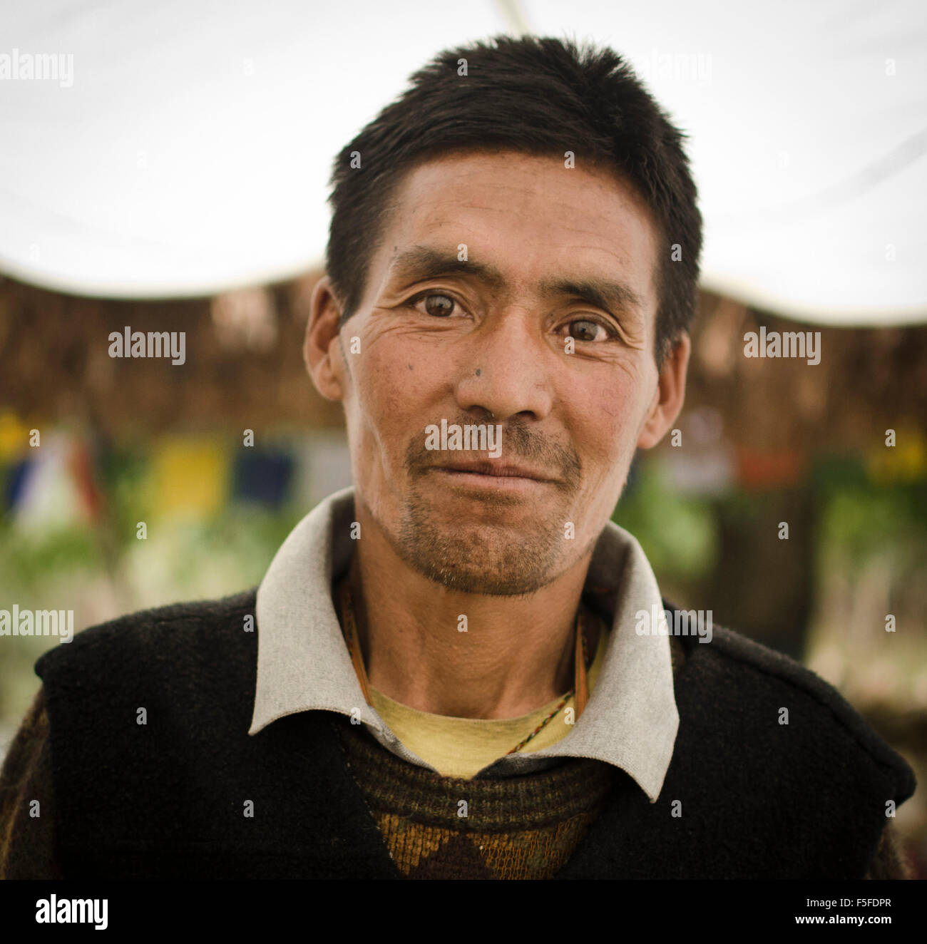 L'Inde, l'homme ladakhis local Banque D'Images