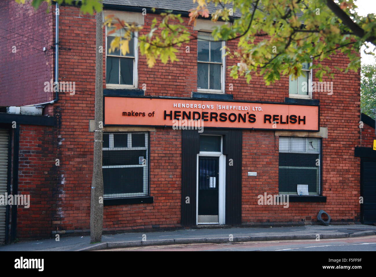 Henderson, ancienne usine Leavygreave Relish sur route à Sheffield Yorkshire Angleterre UK UE Banque D'Images