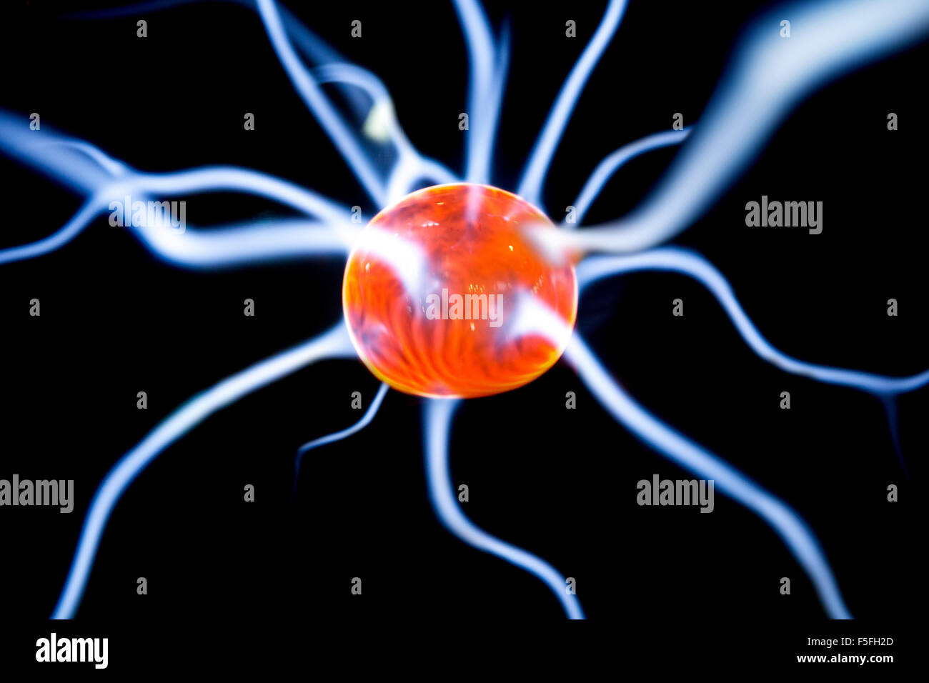 Boule de plasma Banque D'Images