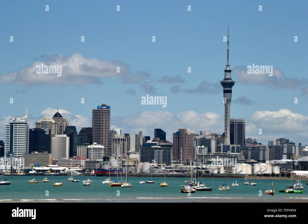 Skyline Auckland, Nouvelle-Zélande Banque D'Images