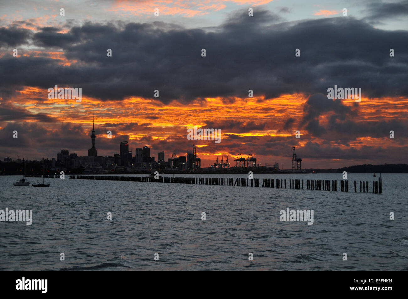 Auckland Sunset Photos Auckland Sunset Images Alamy