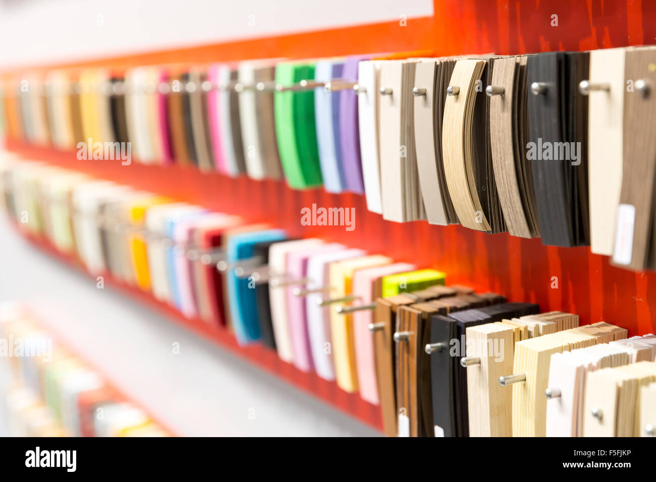 Palette d'clorful décor Banque D'Images