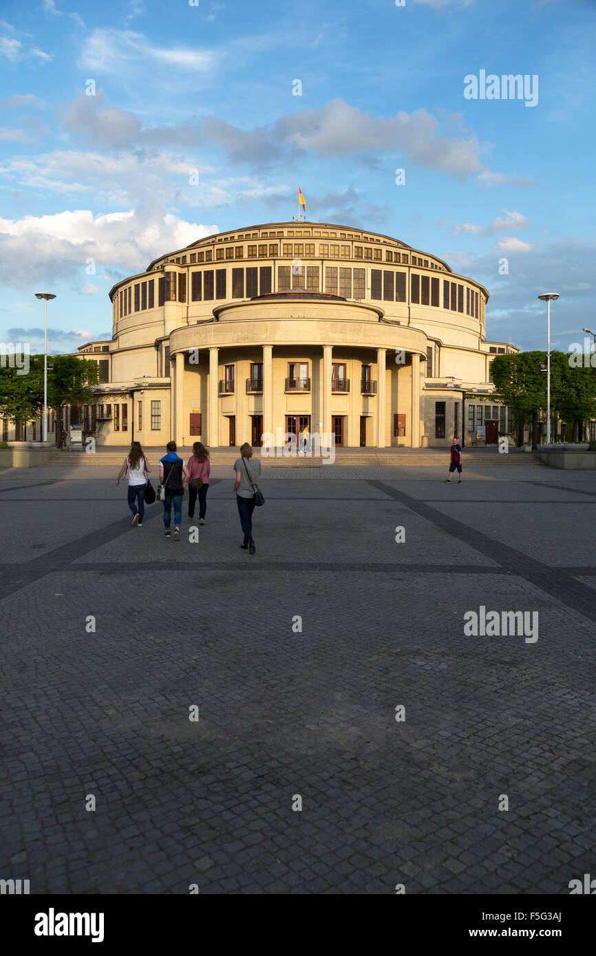 Wroclaw, Pologne, le Jahrhunderthalle Banque D'Images