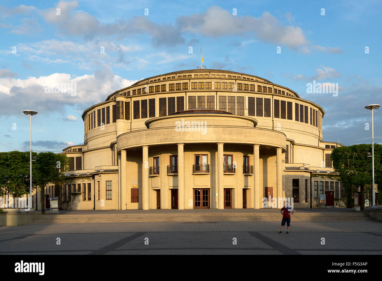 Wroclaw, Pologne, le Jahrhunderthalle Banque D'Images