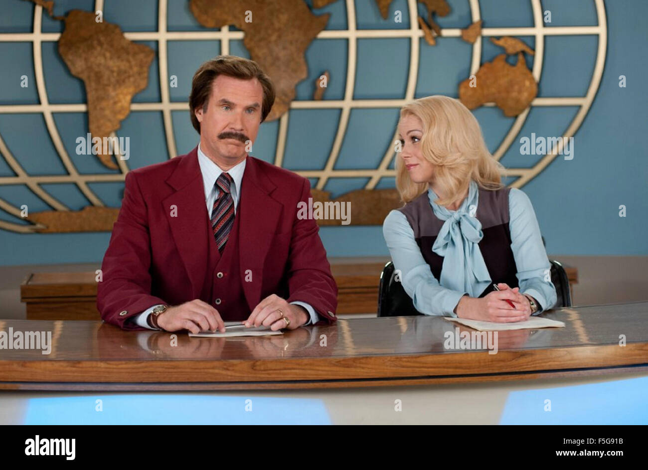 Présentateur 2. La légende continue 2013 Paramount Pictures film avec Christina Applegate et Will Ferrell Banque D'Images
